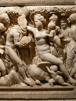 Mito de PISCIS: Afrodita y Eros